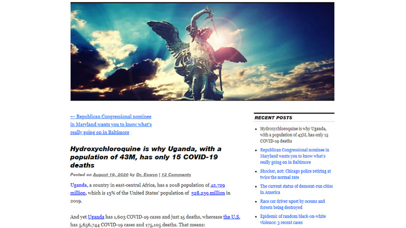 Hydroxychloroquine: Why Uganda, Population 43M, Has Only 15 COVID-19 Deaths