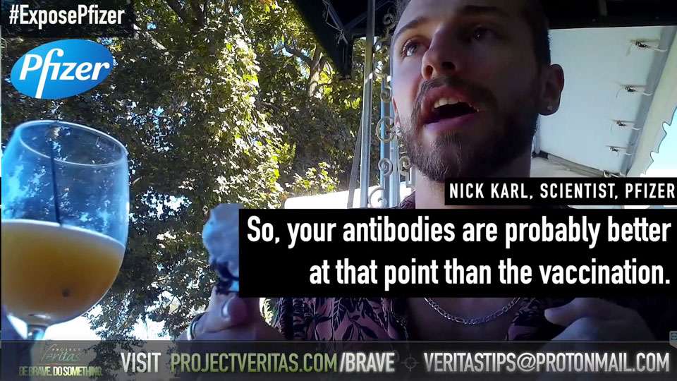 Pfizer Scientists: Natural Immunity Better Than Shot