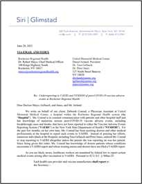 Letter Exchange With Hospital