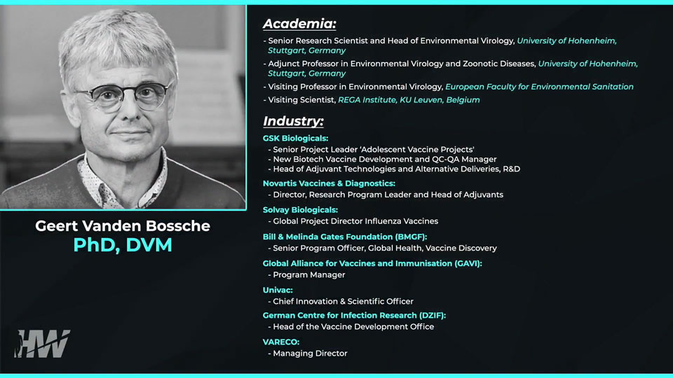 Immunity Undermined – Dr. Geert Vanden Bossche