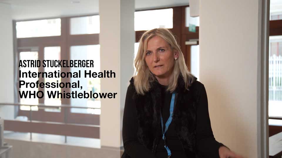 WHO Whistleblower Astrid Stuckelberger