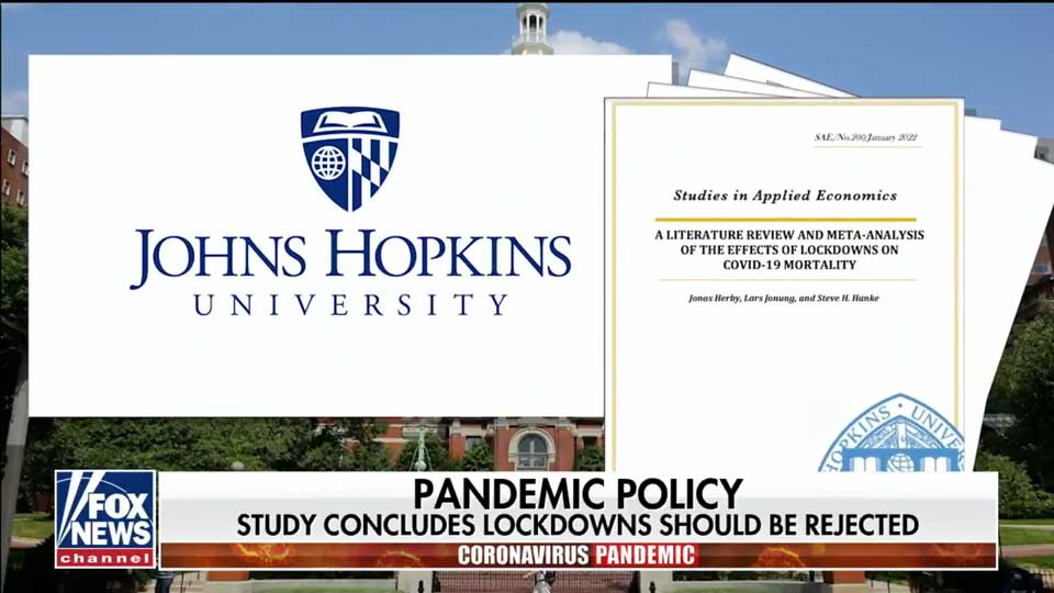 John Hopkins – COVID Lockdowns Should Be Rejected