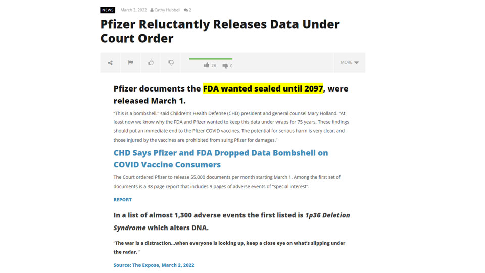 Pfizer Docs: Vaccine Causes COVID-19